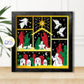 3D Nativity Scene Shadow Box SVG Paper Cut Template
