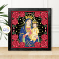 3D Virgin Mary Shadow Box SVG Paper Cut Template